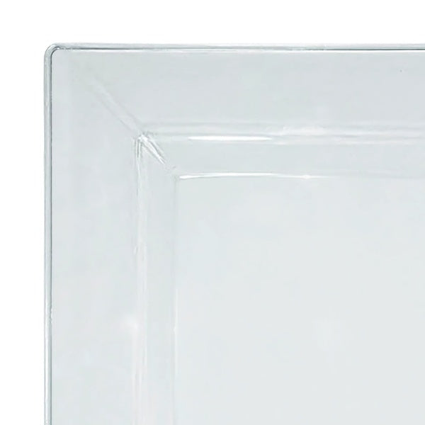 12-PACK OF Plate Pasta 4.5" Square Plast. Pastry