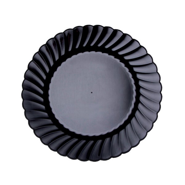 10-PACK OF PLATE PLAS BLK 7.5" RGD CLSWR