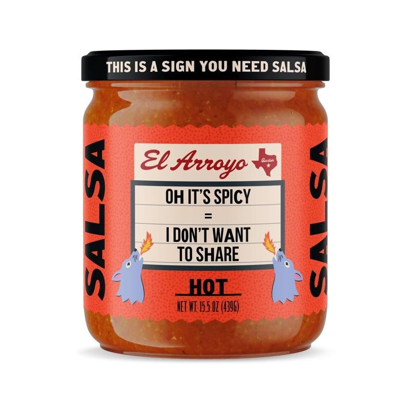 6-PACK OF SALSA HOT SPICY