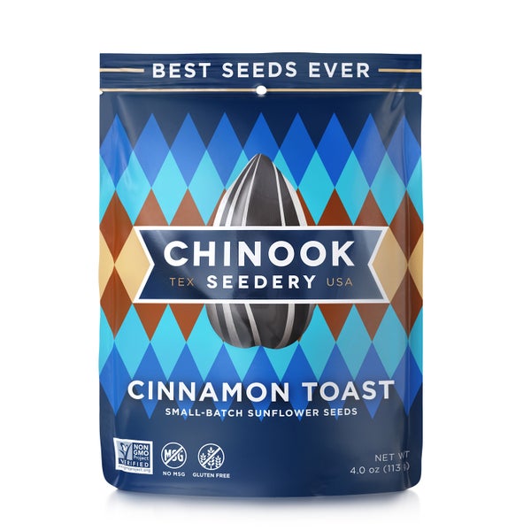 12-PACK OF Seed Sunflower, Cinnamon Toast, Chinook Seeddery