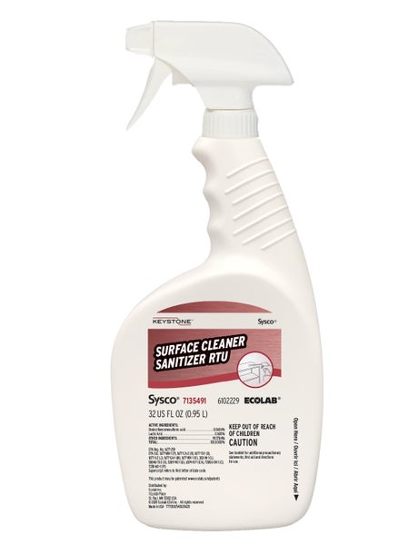 6- PACK OF CLEANER SANITIZER SURFACE RTU