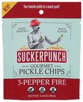 12-PACK OF SNACK CHIP PICKLE CHIPS 3.4 OUNCE - CASE OF 12