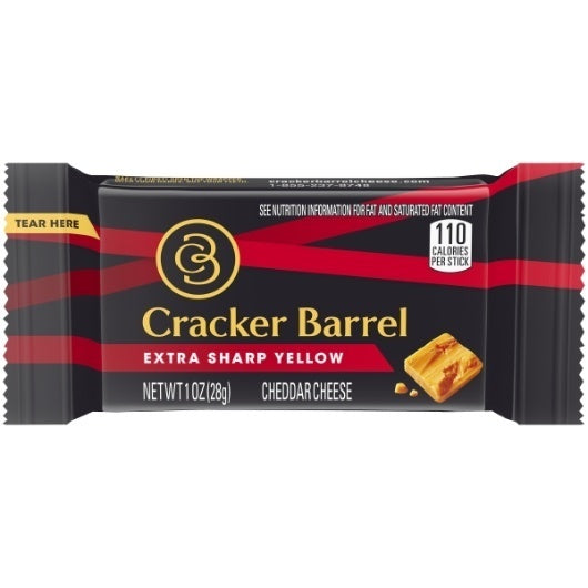 6-PACK OF Extra Sharp Cheddar Cheese Stick Cracker Barrel Cheese, 6 - 14 - 1 Oz