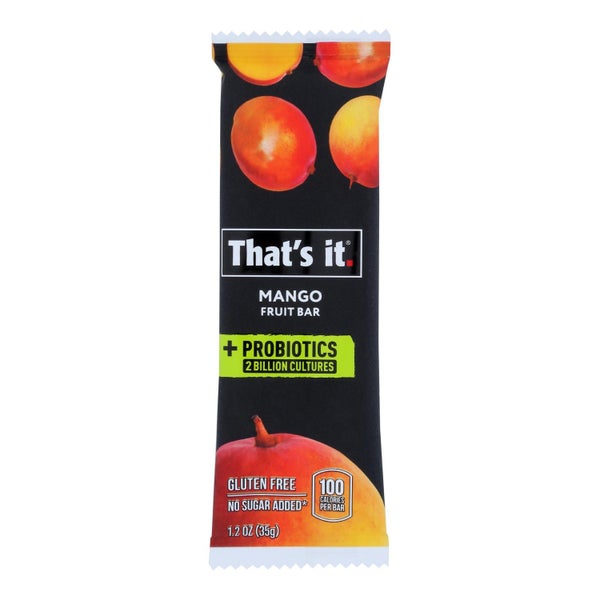 12-PACK OF Bar Fruit Mango Thats It 1.2 oz