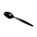 1000-PACK OF Teaspoon Plastic Karat 1,000 ct PP Plastic Medium Heavy Weight Tea Spoons Bulk Box, Black