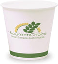 50-PACK OF CUP COLD BIOGREENCHOICE 12OZ COMPOSTABLE SINGLE WALL PAPER HOT/COLD CUP