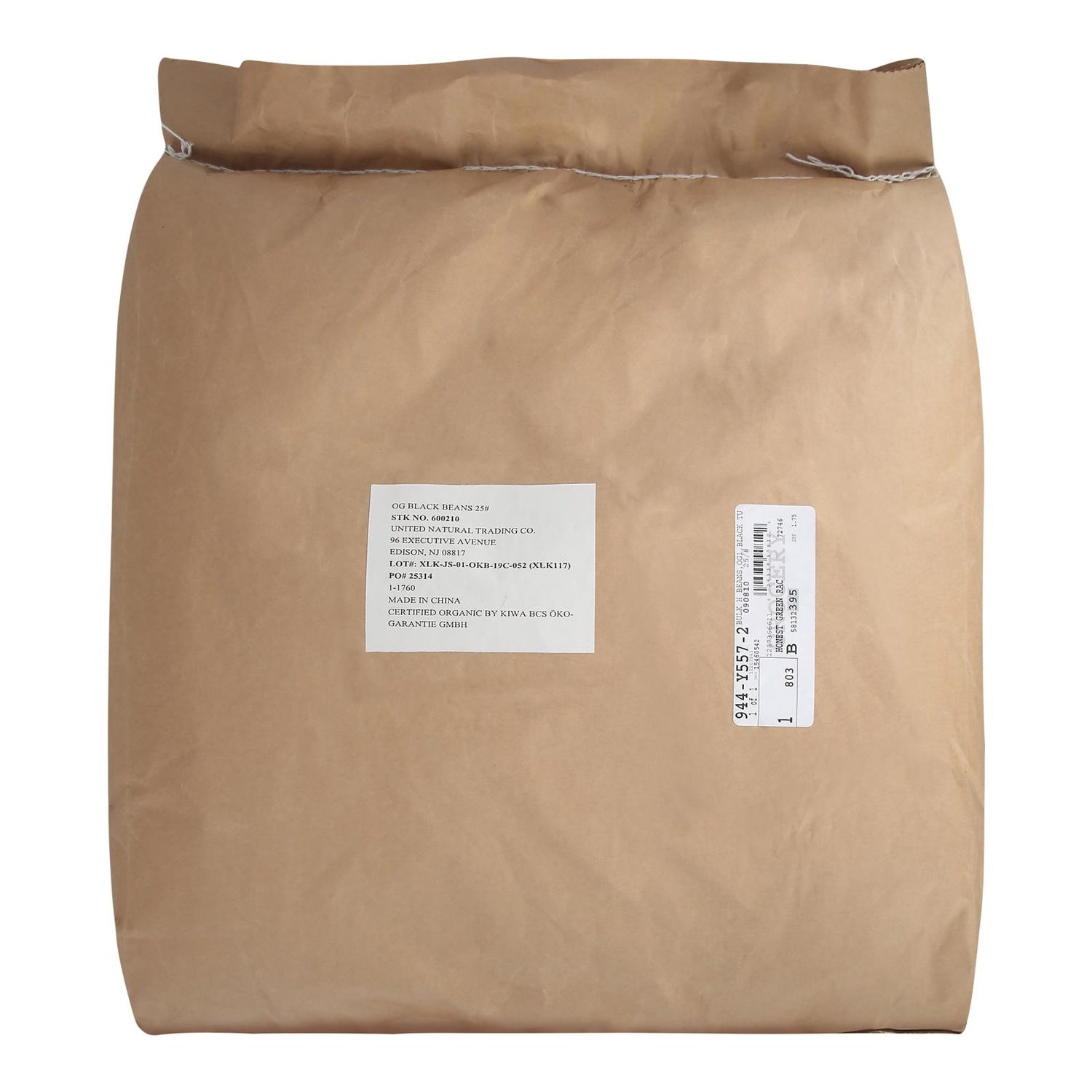 25-PACK OF BEAN BLACK CERTIFIED ORGANIC