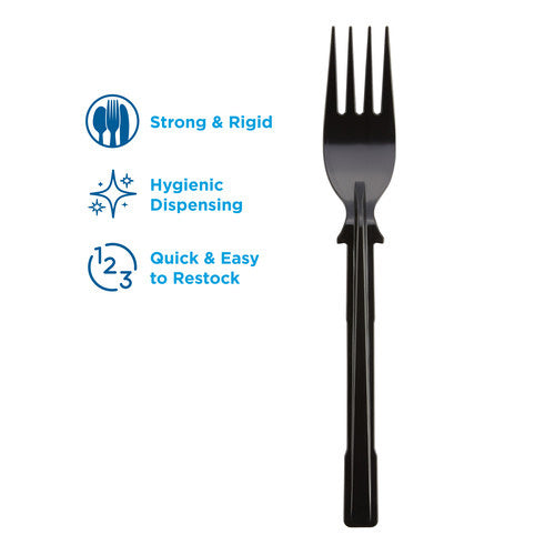 24-PACK OF FORK PLAS PS REFILL BLK SRS T