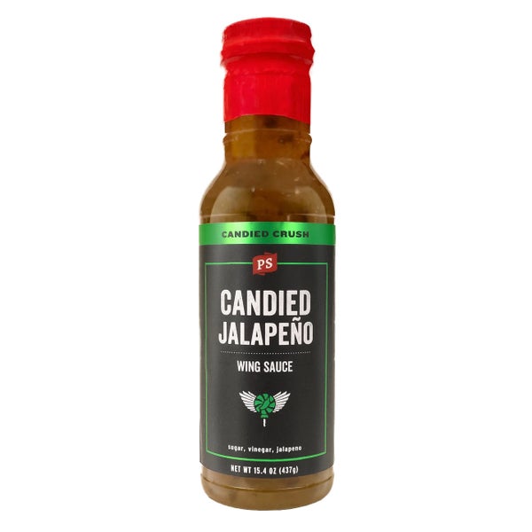 6-PACK OF Sauce Wing Candied Jalapeno, PS Seasoning