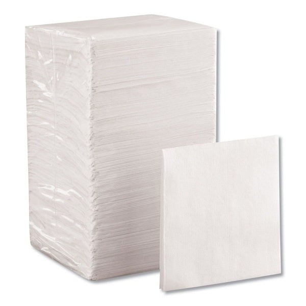 4000-PACK OF Napkin Paper Georgia Pacific Professional Single-Ply Beverage Napkins - 9.5 x 9.5 Inches - White - 4000 Count - Perfect for Events and Everyday Use