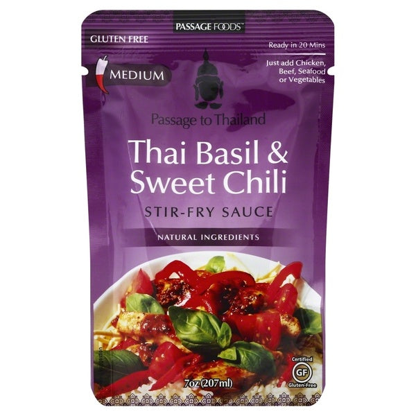 8-PACK OF SAUCE STIR-FRY THAI BASIL & SWEET CHILI 7 OUNCE - CASE OF 8