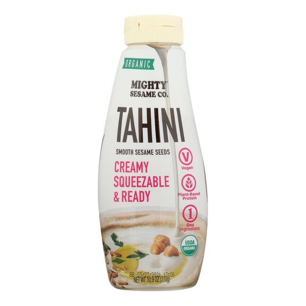 8-PACK OF Sauce Tahini Fine Sesame Organic Mighty Sesame(Tahni Pste) 10.9 oz
