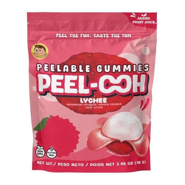 4-PACK OF PEEL-OOH, Lychee, 4/10*2.45 oz.