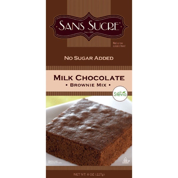 6-PACK OF Baking Mix Milk Chocolate Brownie Sugar Free, Bernard Food Industries