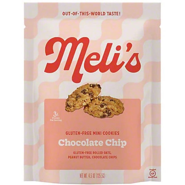6-PACK OF Cookie Mini Chocolate Chip Meli's Monster Cookies 4.5 oz