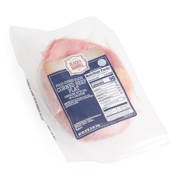 2 LB-PACK OF BEEF CORNED FLAT SLI DRY 20