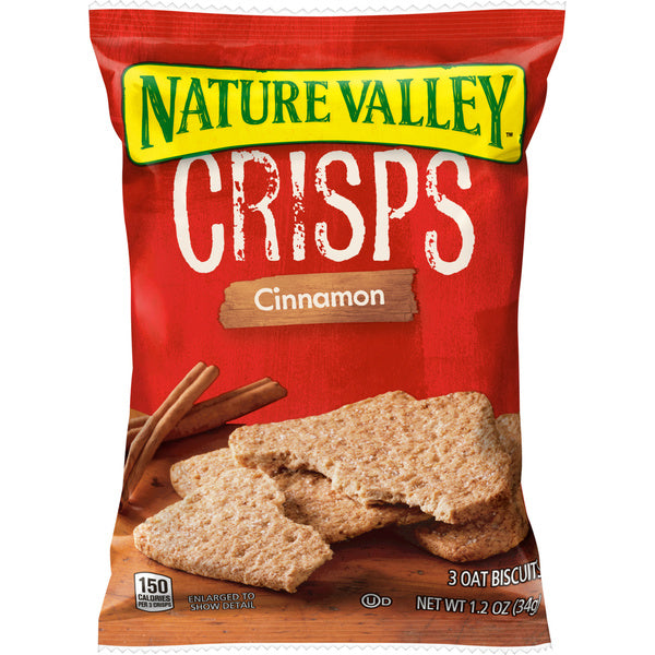 120-PACK OF SNACK CINNAMON OAT CRISPS