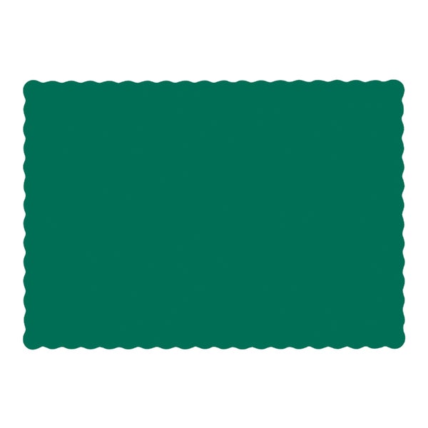 1000-PACK OF PLACEMAT PAPER ECN HUNTR GREEN
