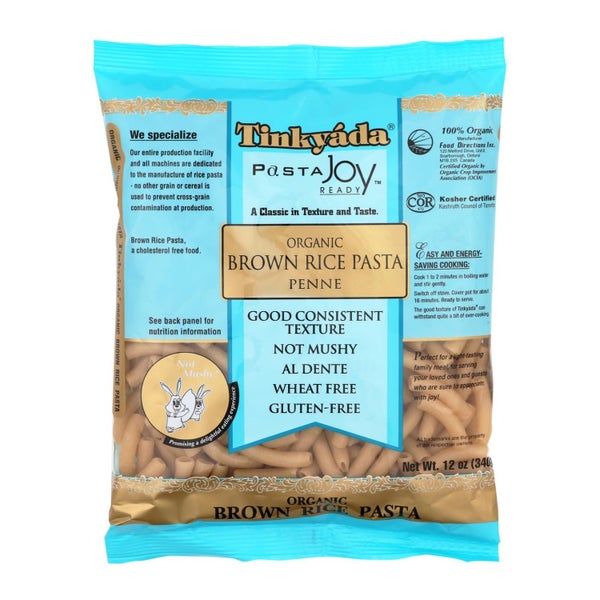 12-PACK OF PASTA PENNE ORGANIC BROWN RICE