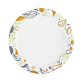 1000-PACK OF Plate Paper Boardwalk BWKDEER6PLT 6-Inch Diameter Coated Deerfield Printed Paper Plates - Multicolor, 250 Count, 4 Packs