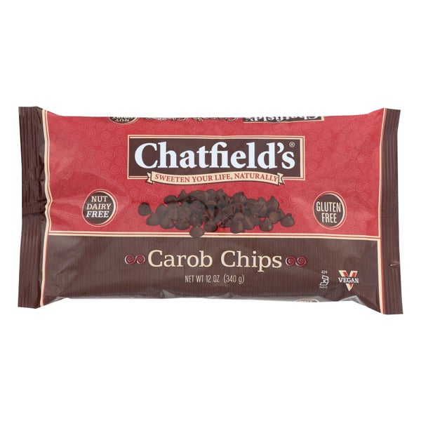 12-PACK OF Chip Carob Morsels Chatfield's 12 oz