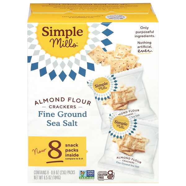 4-PACK OF CRACKER SNACK FINE GROUND SEA SALT