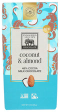 12-PACK OF CHOCOLATE BAR COCONUT & ALMOND 3 OUNCE - CASE OF 12