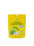 6-PACK OF NOKKI FARM Freeze-dried Soursop Crisps - Exotic Superfood Snacks 1.76oz