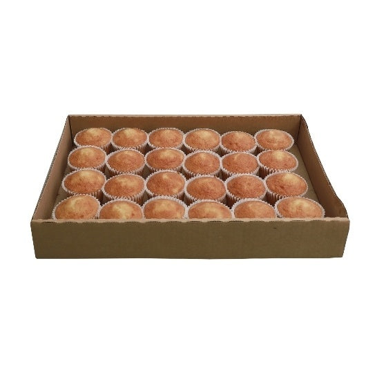144- PACK OF White Cupcakes Csm Bakery, 144 - 1.25 Oz