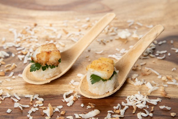 4-PACK OF Spoon Edible Toasted Coconut 4 X 36 Count