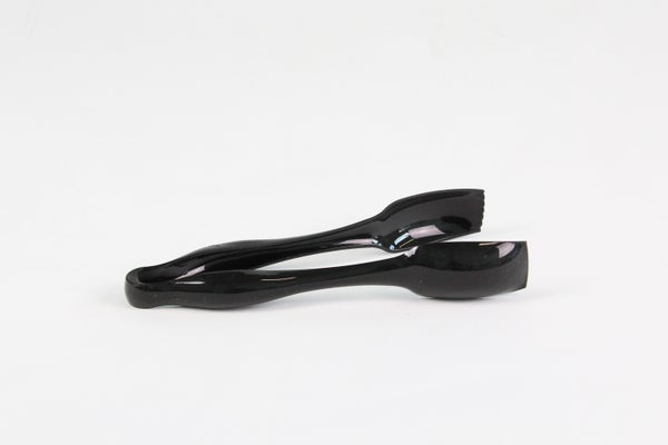 1-PACK OF TONG PLASTIC SERVING BLK 10.75