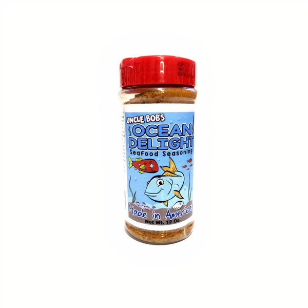12-PACK OF Seasoning Rub Ocean Delight Seafood, Uncle Bob's Sauces and Rubs