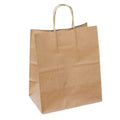 250-PACK OF BAG FOOD PAPER SHOPPER (COMPARE TO DURO BISTRO) 10 X 12 X 6.7 INCH