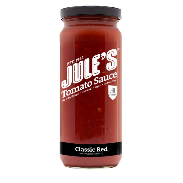 6-PACK OF Classic Red Tomato Sauce, Jule's Tomato Sauce