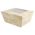 200-PACK OF CONTAINER TOGO World Centric Compostable NoTree Paper #1 To Go Boxes 26 oz w/ PLA Window | 200 count
