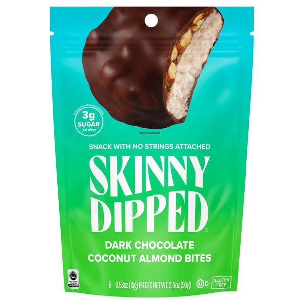 10-PACK OF SNACK NUT DARK CHOCOLATE COCONUT ALMOND BITES