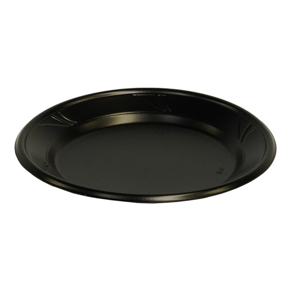 8-PACK OF PLATE PLAS FINESSE 6" BLK