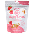 6-PACK OF CONE WAFFLE STRAWBERRY WHITE CHOCOLATE CASE OF 6