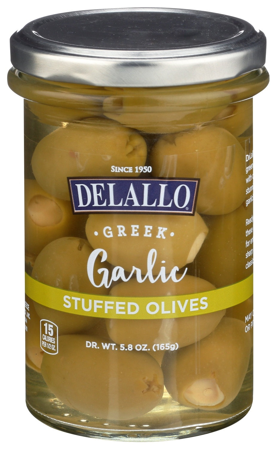 6-PACK OF OLIVE ITALIAN GARLIC STUFFED OLIVES
