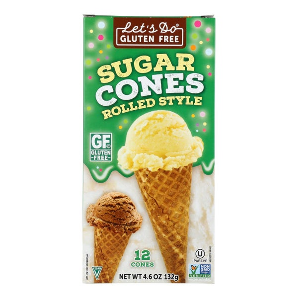 12-PACK OF Cone Sugar Gluten Free Let's Do Organic 4.6 oz