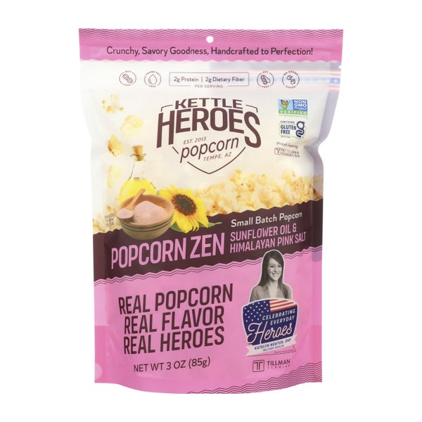 6-PACK OF Popcorn Zen, Kettle Heroes Popcorn