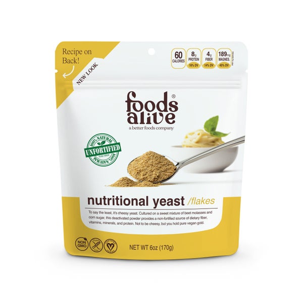6-PACK OF Nutritional Yeast, Foods Alive