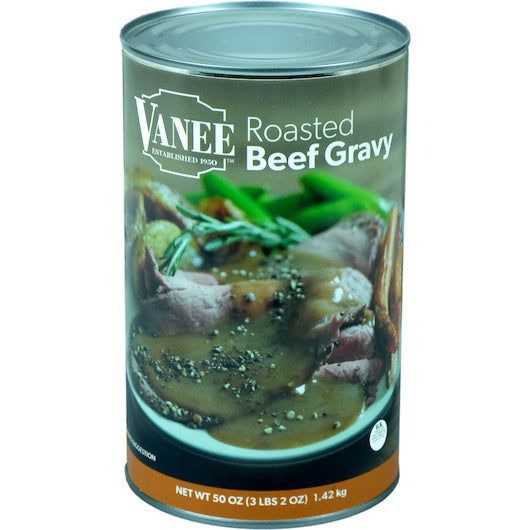 12-PACK OF Roasted Beef Gravy Vanee, 12 - 50 Oz