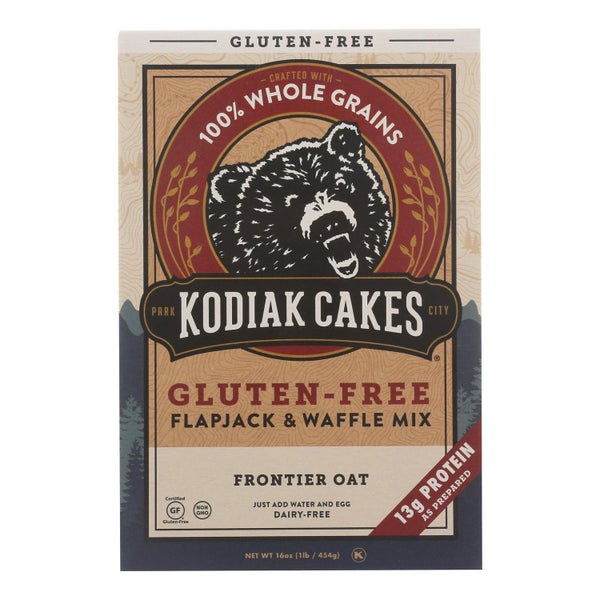 6-PACK OF Mix Waffle Gluten Free Frontier Oat Kodiak Cakes (Pancake Mix 16 oz