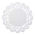 1-PACK OF DOILY LACE 8IN RND WHT CAMBR