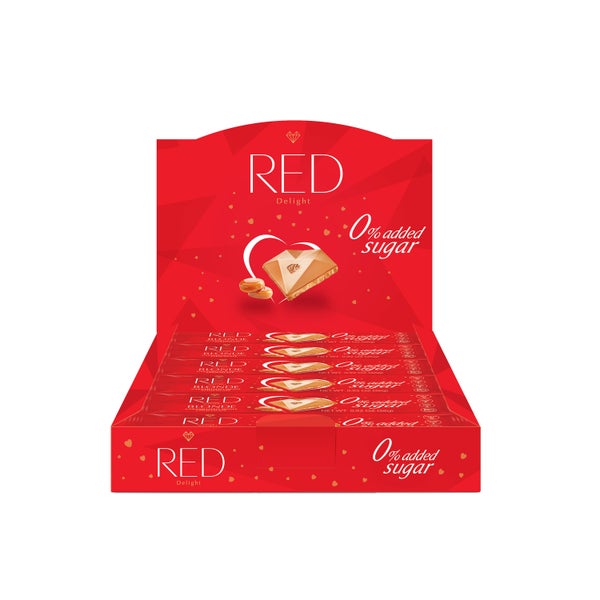12-PACK OF Chocolate Blonde RED, Chocolette Distribution