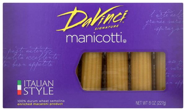 12-PACK OF PASTA MANICOTTI ITALIAN STYLE 8 OUNCE - CASE OF 12