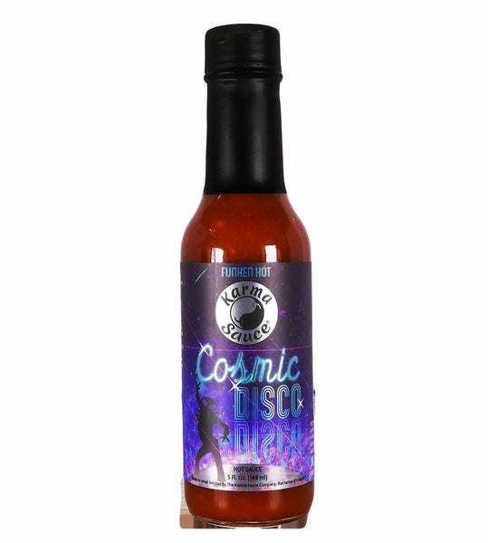 6-PACK OF Sauce Jalapeno Hot Sauce Cosmic Disco, Karma Sauce