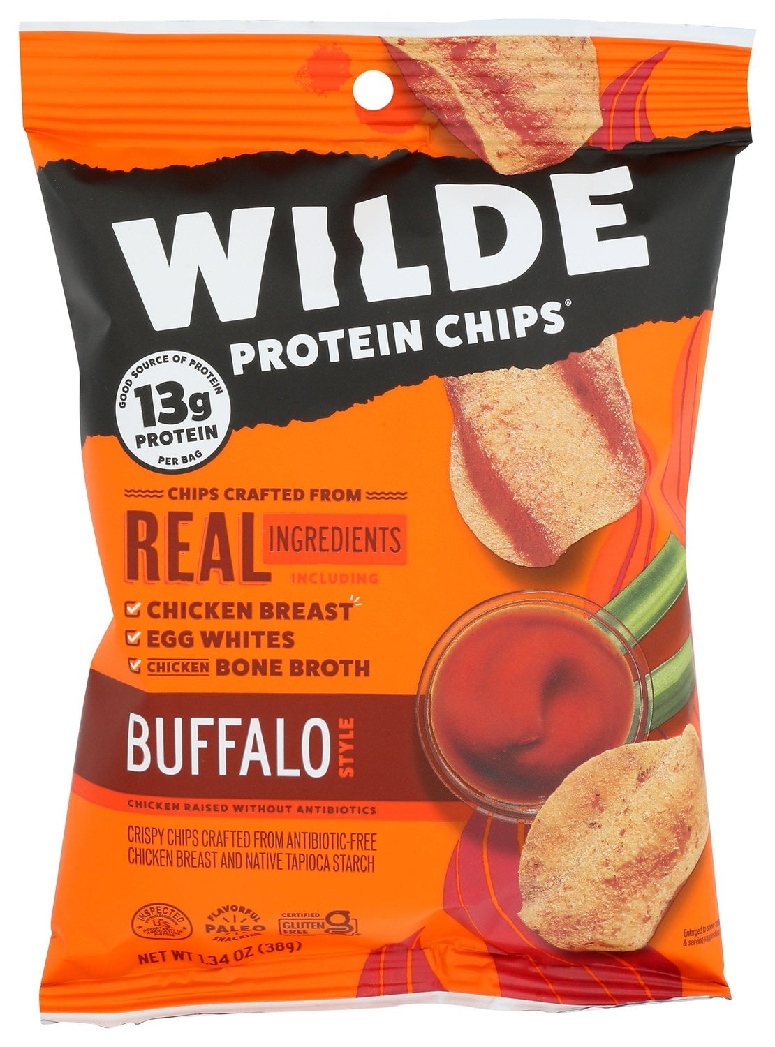 8-PACK OF SNACK CHIP PROTEIN, BUFFALO