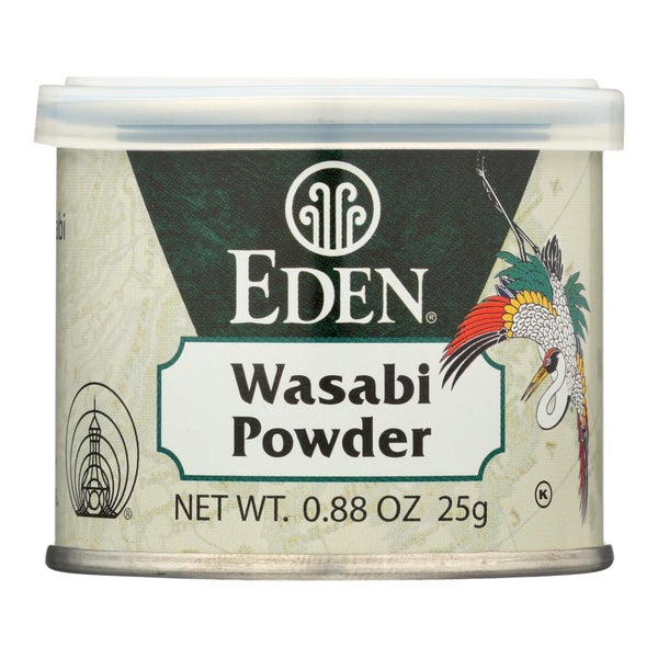 6-PACK OF Powder Wasabi Japanese Horseradish Eden .88 oz